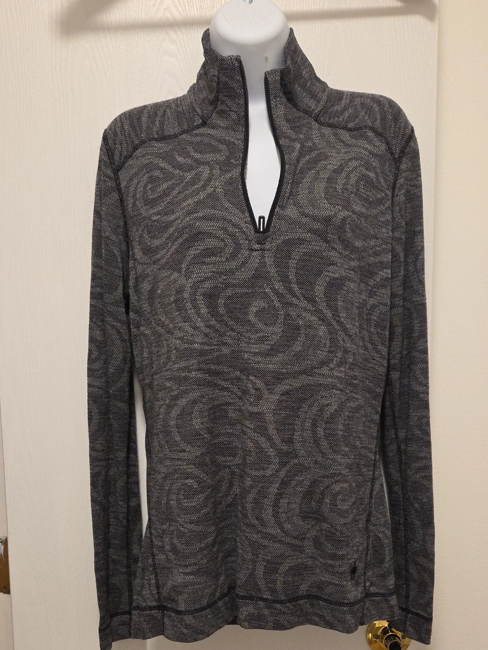Smartwool Midweight Pattern Zip Top XL - Picture 1 of 6